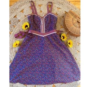 Vintage Gunne Sax Calico Dress
